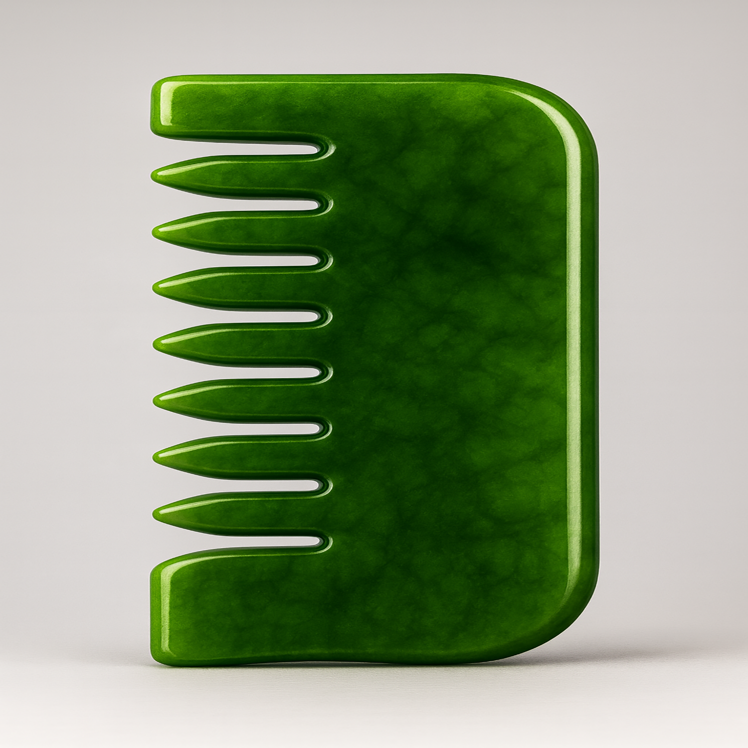 Theia Premium Natural Jade Gua Sha Comb Set – Multi-Shape Massager for Face, Scalp & Body