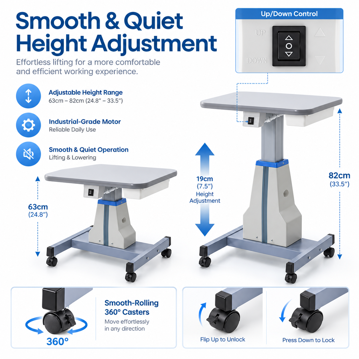 Motorized Electric Instrument Table