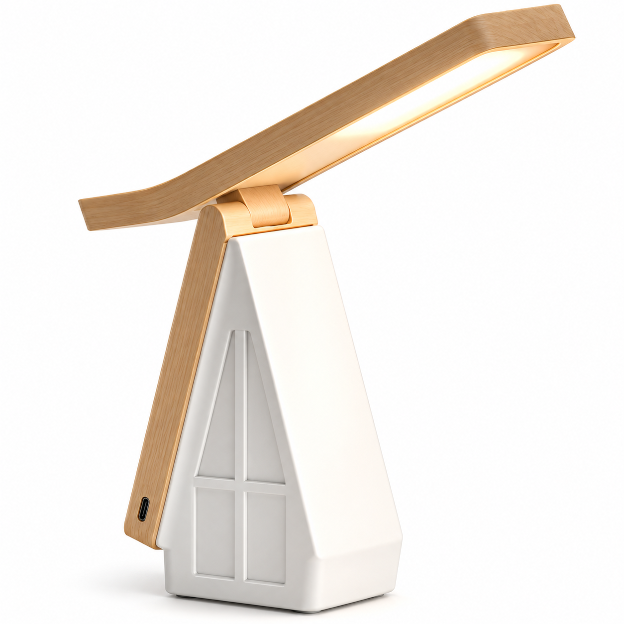 Portable Foldable LED Desk Lamp with 3 Color Modes, 3 Brightness Levels & USB Charging