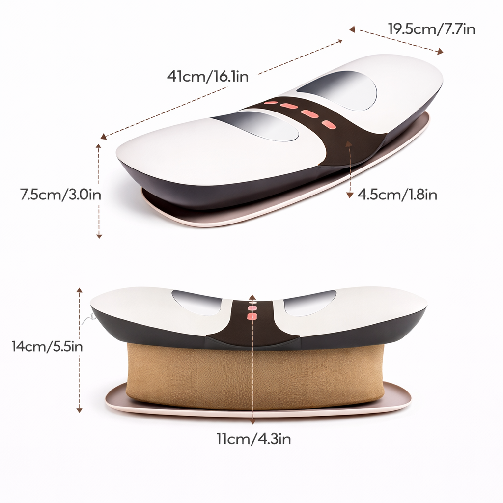 4-in-1 Lumbar Traction Device with Dynamic Airbag – Adjustable Back Stretcher & Waist Massager for Relaxation