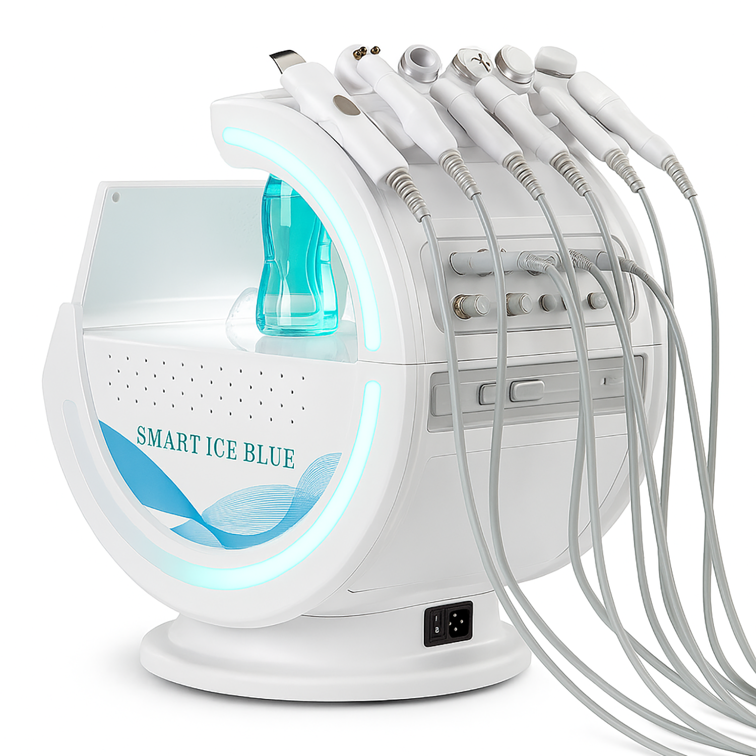 Theia Smart Ice Blue Magic Mirror Skin Analyzer Face Lifting Microdermoabrasion Oxygen Sprayer Hydrodermabrasion Deep cleaning Machine