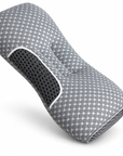 Ergonomic Memory Foam Neck Support Pillow with Breathable Mesh Cover – Contoured Sleeping Pillow for Side and Back Sleepers