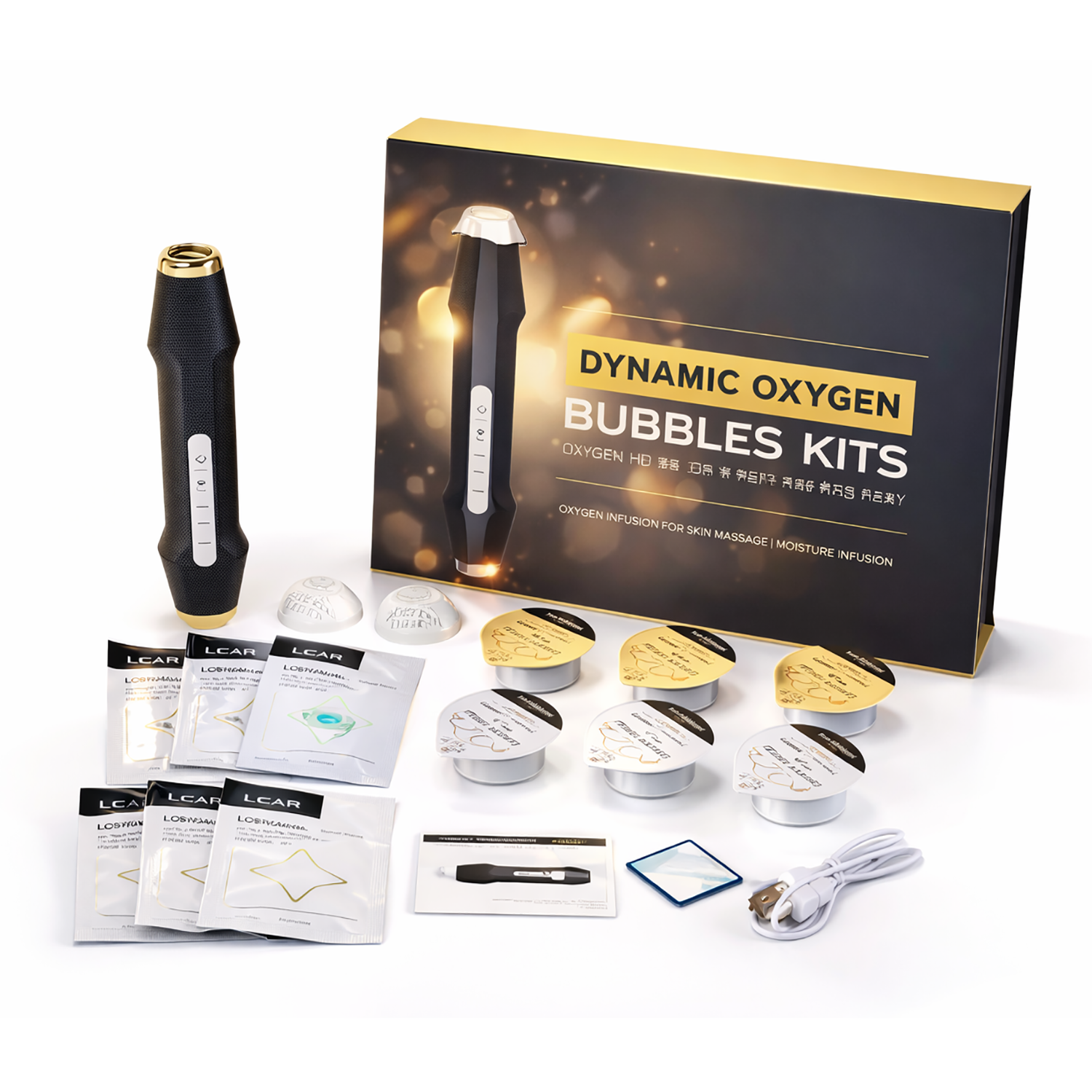 Dynamic Wireless Oxygen & CO₂ Bubble Facial Device – Mini Skin Infusio ...