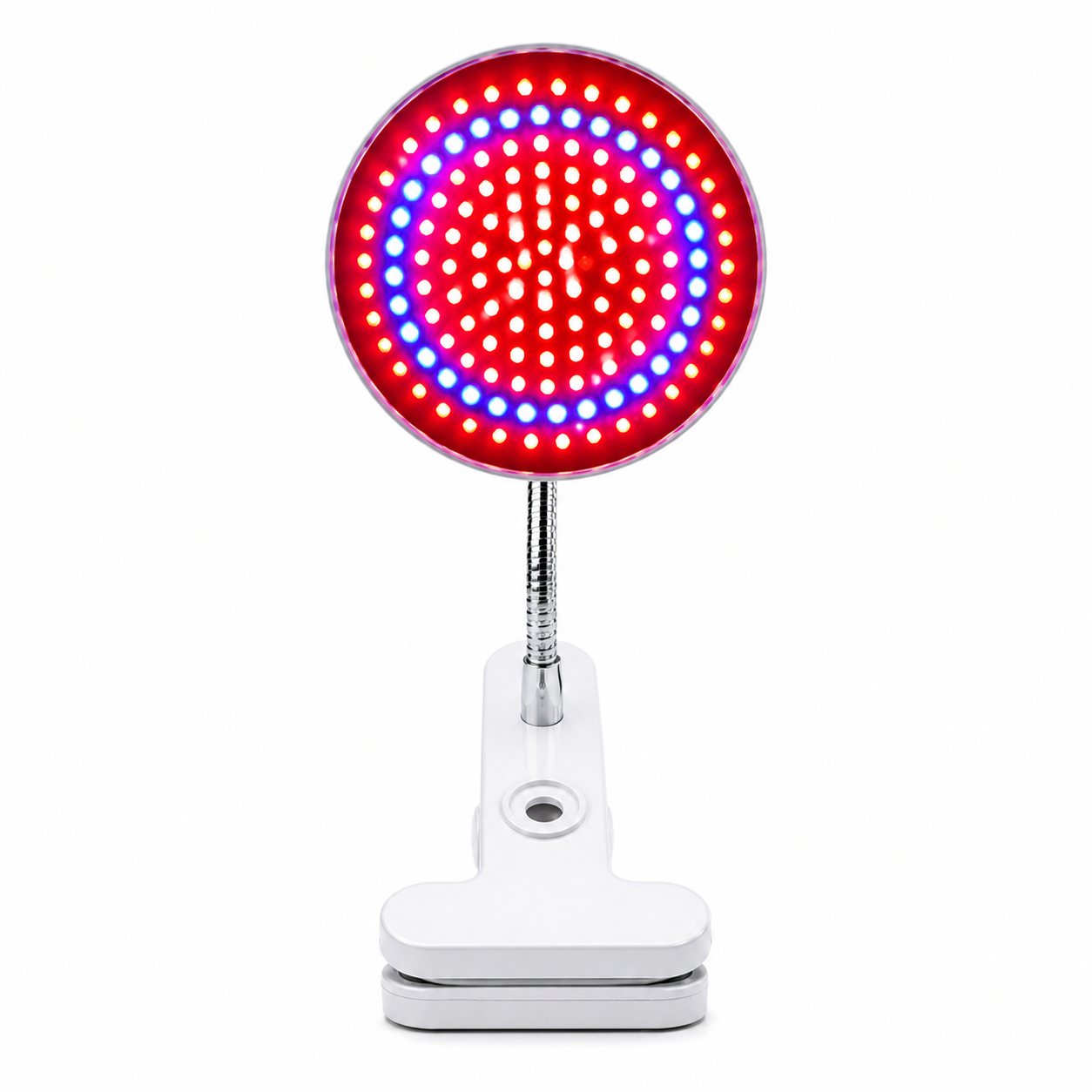 Professional Red & Blue LED Clip-On Beauty Lamp – Flexible Salon & Nail Light