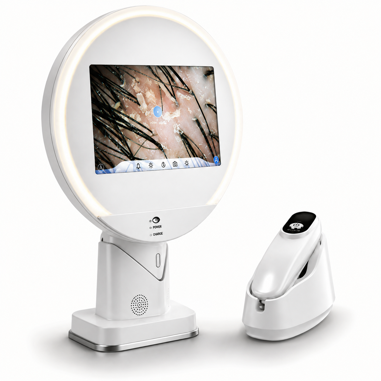 THEIA ScopeMirror AI Pro – Wireless HD Scalp & Hair Follicle Analyzer with AI Mirror Display