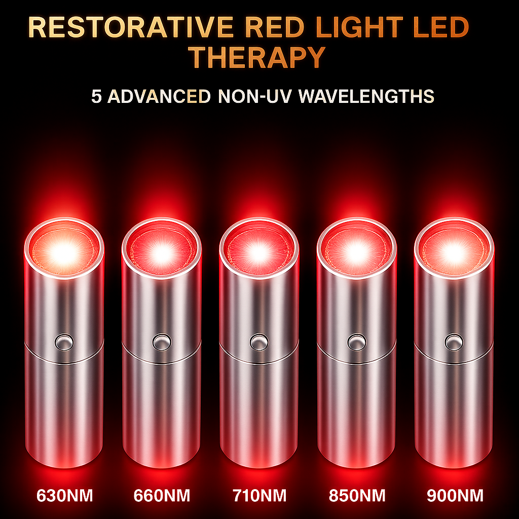 Theia Red & Near-Infrared LED Light Torch – Handheld Light Device with 5 Wavelengths