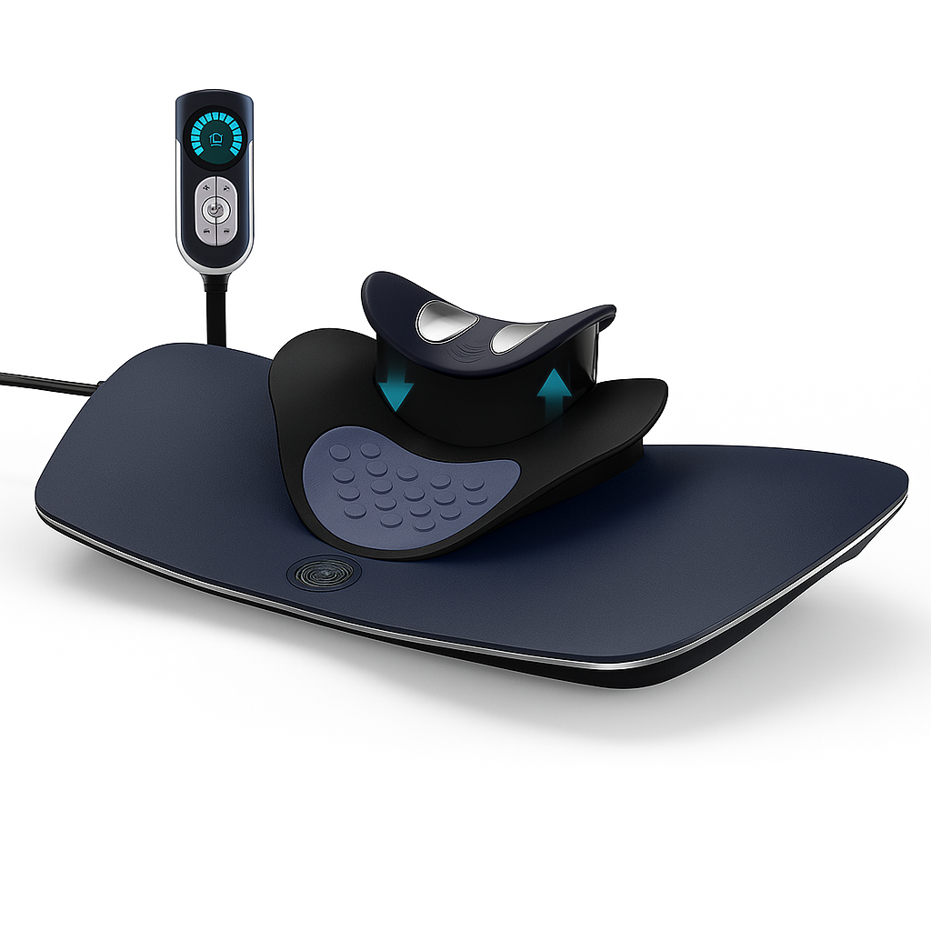 Adjustable Cervical Traction Device for Neck Support | Home Neck Stretcher for Comfortable Relaxation and Posture Alignment