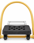 Professional Adjustable Hydrotherapy Head Spa Rack with Water Circulation Arch & Neck Cushion