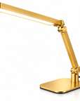Luxury Gold Professional LED Nail Desk Lamp – Adjustable 3-Color Salon Lighting