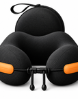 Ergonomic Memory Foam Travel Neck Pillow – Premium Comfort with Portable Storage Case