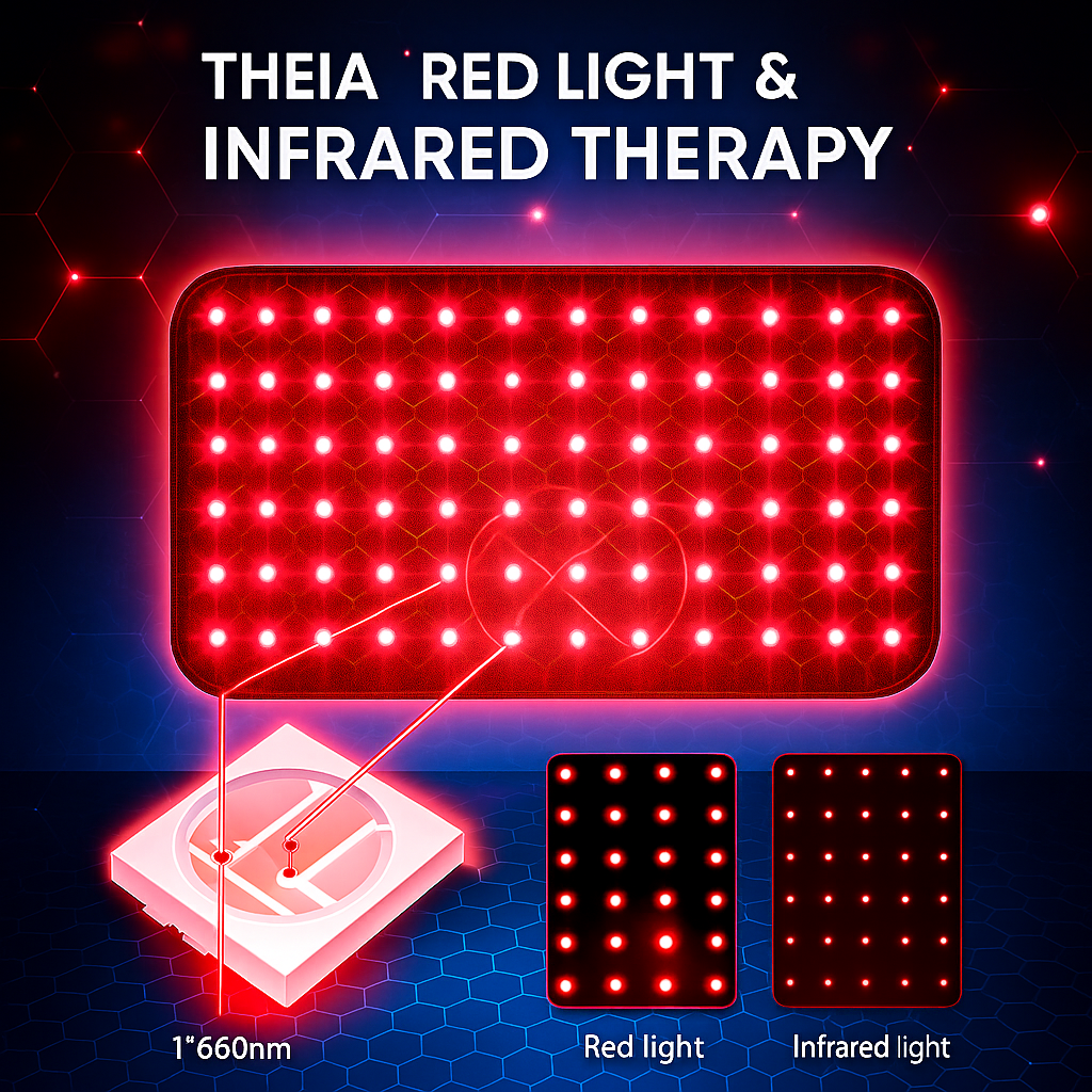 Theia Pro Infrared Therapy Pad – 660nm & 850nm Red Light