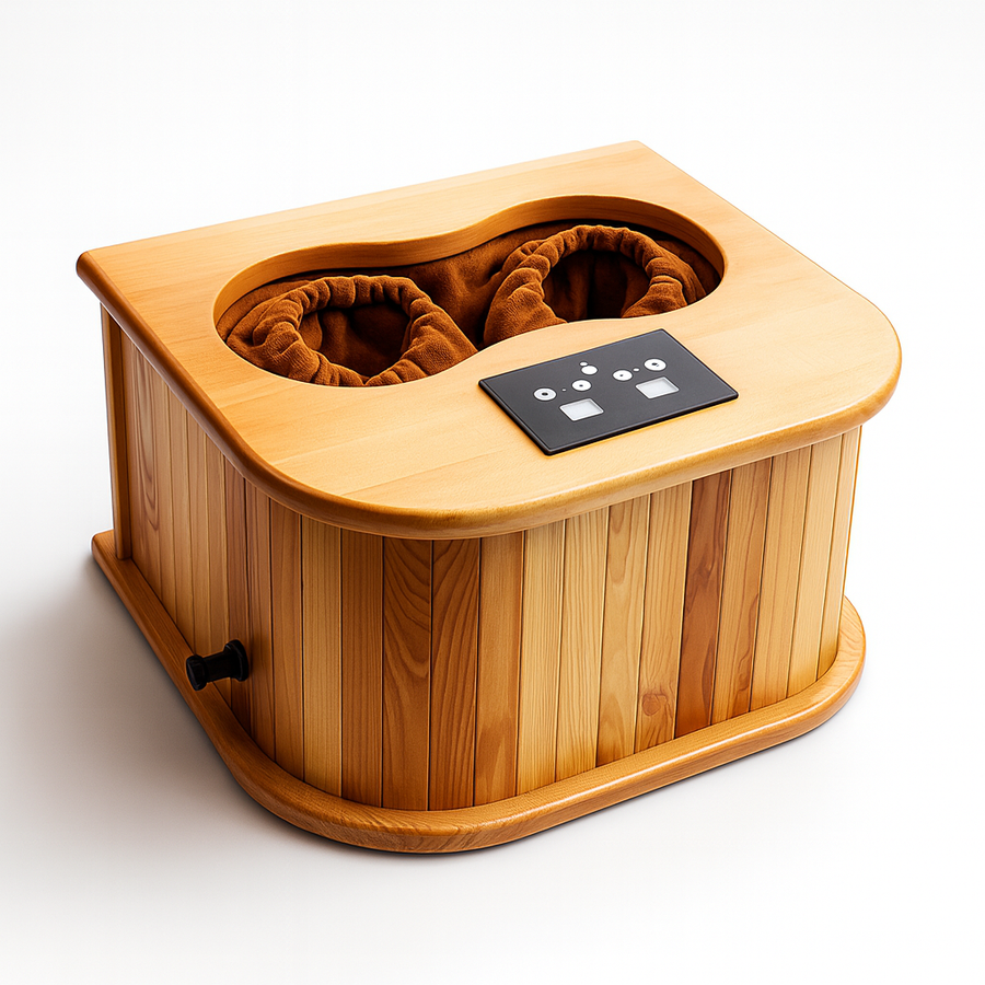 Portable Far Infrared Foot Sauna – Low EMF Dry Foot Spa Bucket for Circulation Boost