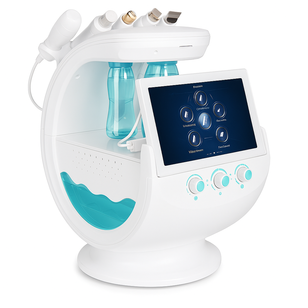 Theia Smart Ice Blue Magic Mirror Skin Analyzer Face Lifting Microdermoabrasion Oxygen Sprayer Hydrodermabrasion Deep cleaning Machine