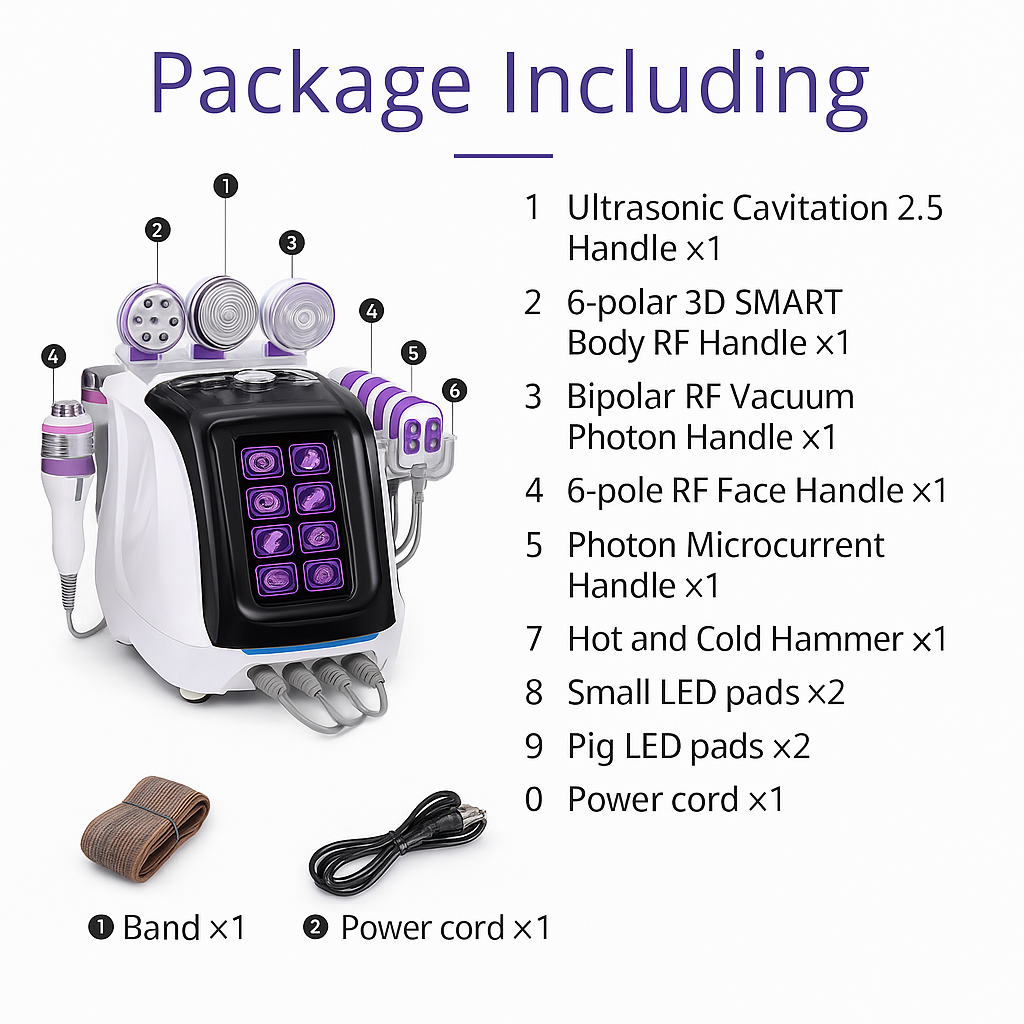 Aristorm 40k Cavitation Machine 9 in 1 Body Slimming Machine