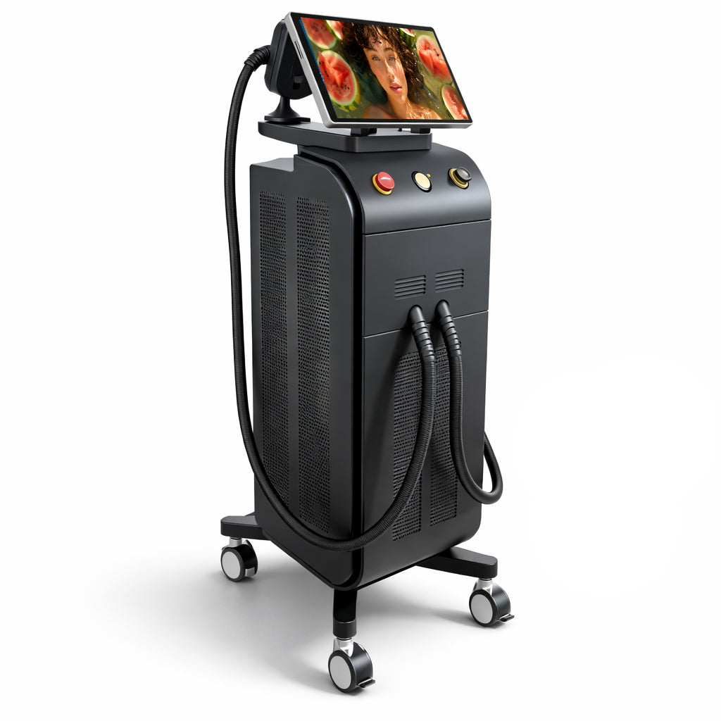 Ice Platinum 4 Wavelength Diode Laser Hair Removal Machine – 755 808 940 1064nm Alexandrite SOPRANO Titanium Full Body Permanent Painless Laser Epilator