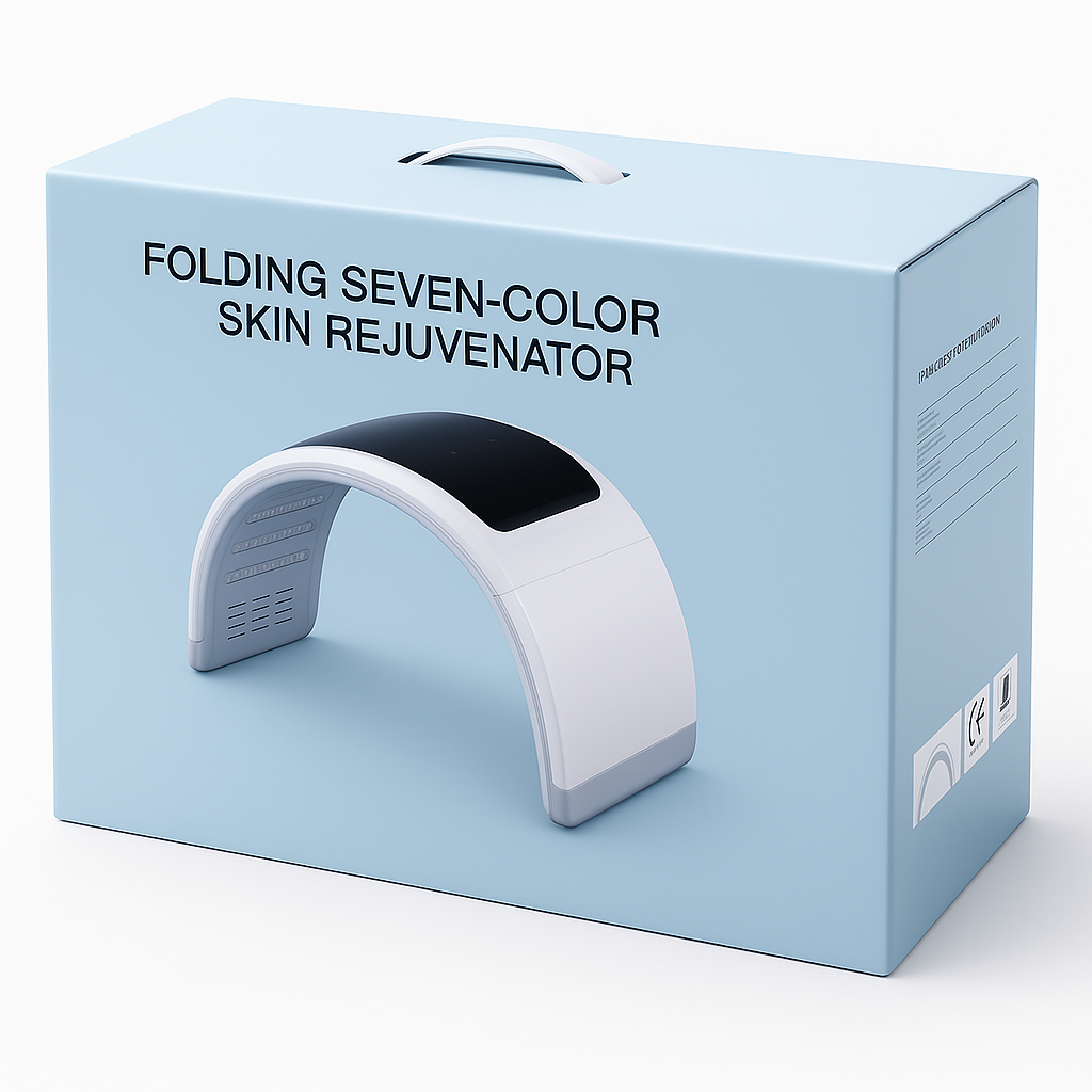 Professional 7-Color LED PDT Light Therapy Mask Skin Rejuvenation & Anti-Aging Device for Face Lifting, Wrinkle Reduction