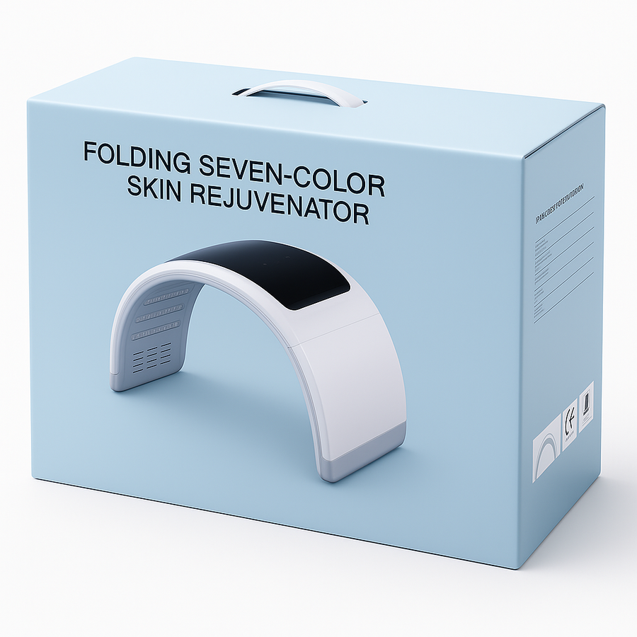 Professional 7-Color LED PDT Light Therapy Mask Skin Rejuvenation & Anti-Aging Device for Face Lifting, Wrinkle Reduction