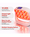 Red Light Therapy Panel Features 12 Leds for Effective 660nm/850nm Wavelength Treatment Infrared Led Light Panel
