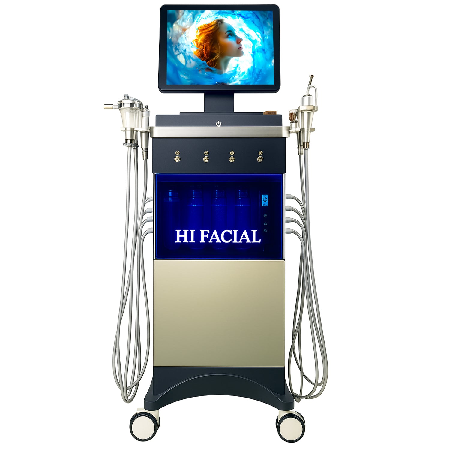 Theia Beautymaster Hydra 14 In 1 Diamond Peeling Hydro Microdermabrasion Oxygen Jet Aqua Facials Skin Care Cleaning Hydra Dermabrasion Facial Machine