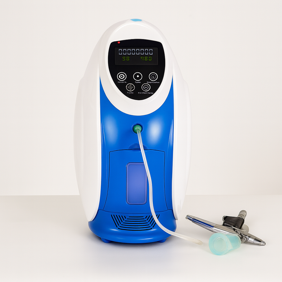 O2 to Derm Oxygen Dome Facial Therapy Machine