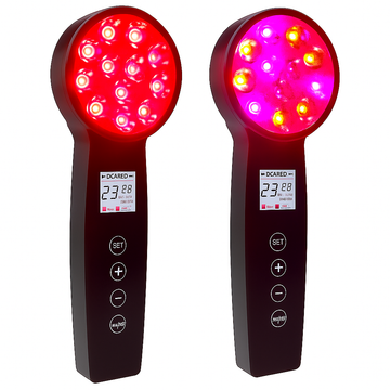 Theia Glow Pro LED Light Therapy Wand – Red & Infrared Anti-Aging Device (630nm, 810nm, 850nm)