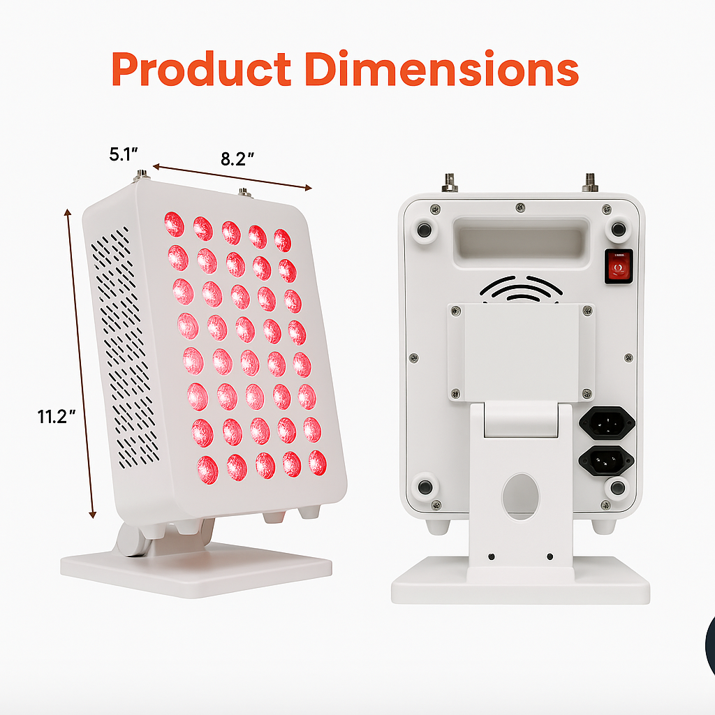 THEIA 9-Wave Pro Smart Red Light Therapy Panel - Full-Body LED Light Therapy