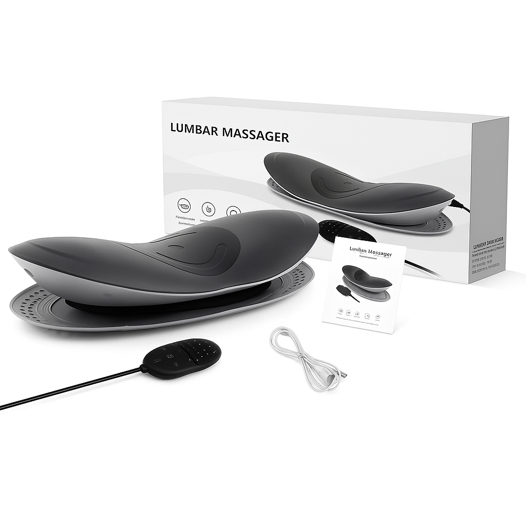 Adjustable Lumbar Traction Device for Lower Back Support | Ergonomic Home Traction System for Comfortable Relaxation