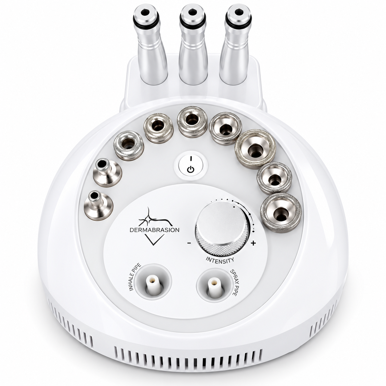 3-in-1 Diamond Microdermabrasion & 3MHz Ultrasound Facial Machine – Vacuum, Spray & Diamond Tips