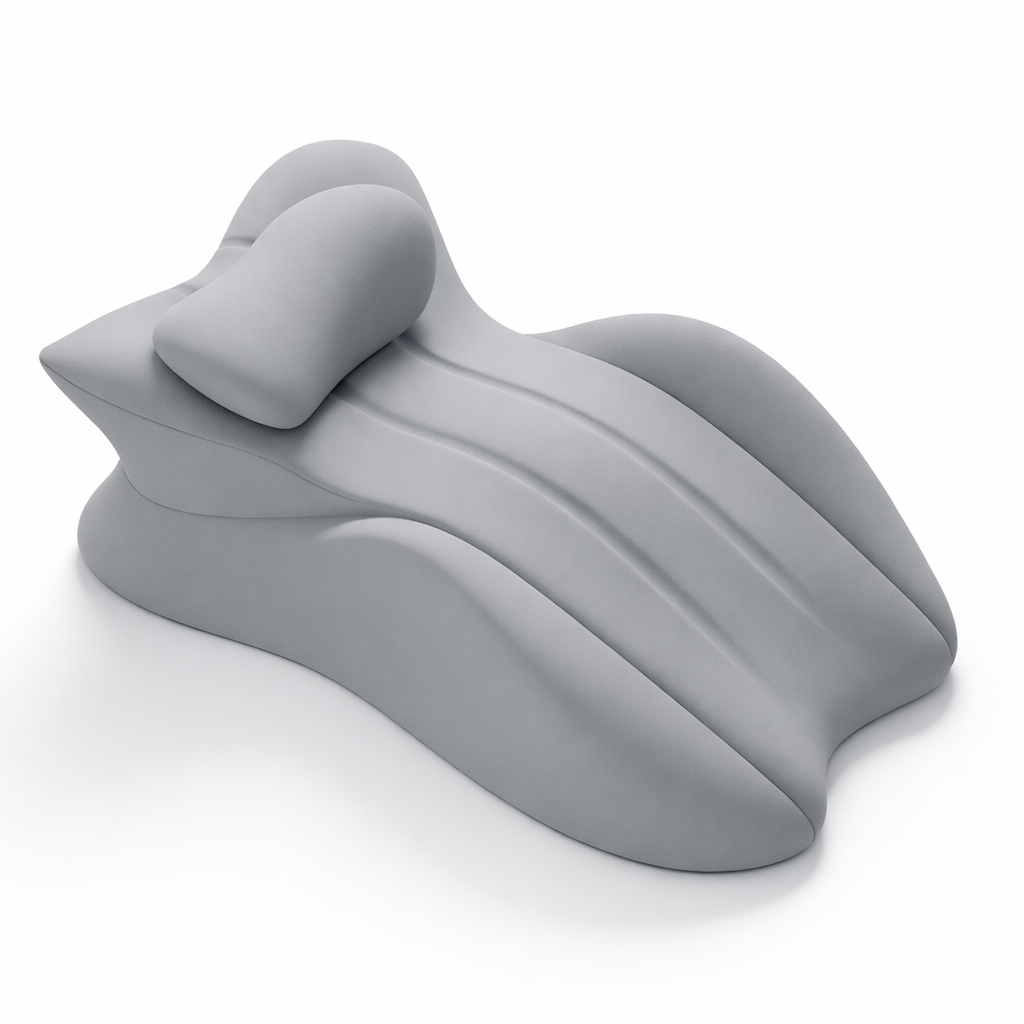 THEIA Ergonomic Memory Foam Support Pillow – For Sleeping, Reading, Phone Use & Comfortable Prone Resting