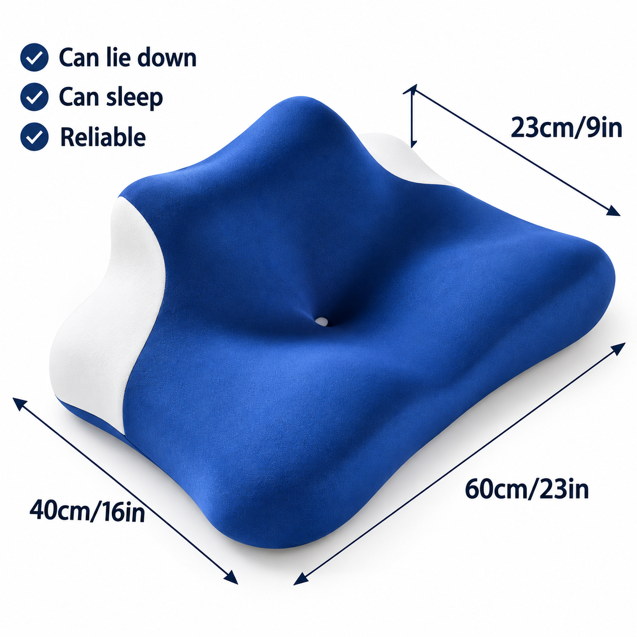 Ergonomic Memory Foam Support Pillow – Multifunctional Neck & Body Cushion for Sleeping and Relaxation