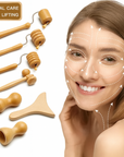 Wooden Gua Sha Face & Body Sculpting Set
