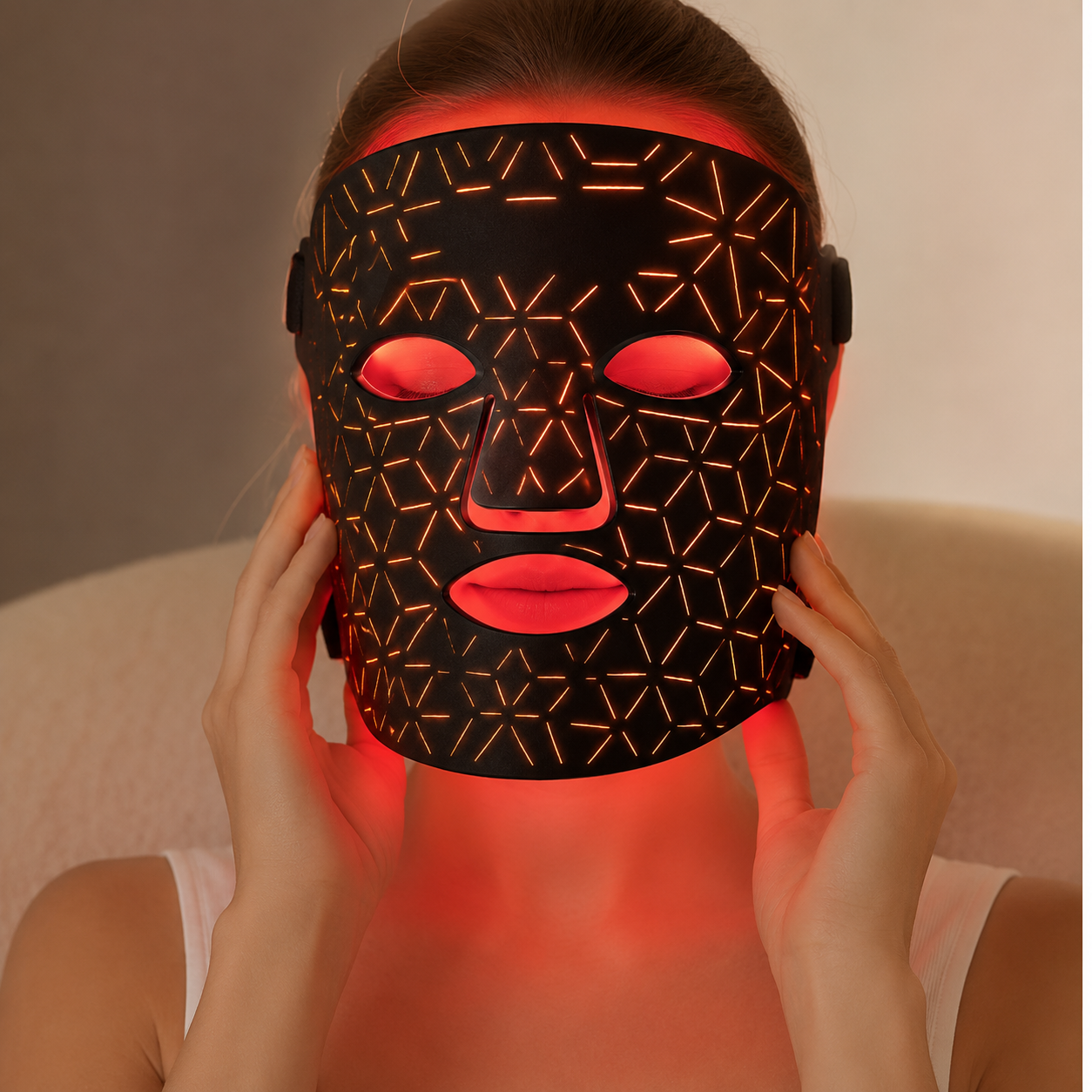 THEIA LumiSpectra Pro 4-Color LED Face Mask | Red & Near Infrared Light Therapy