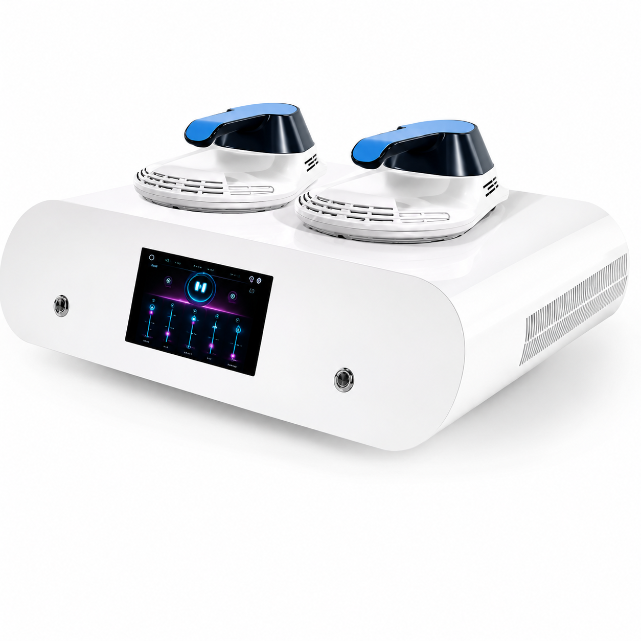 HIEMT Body Sculpting Machine – Dual Electromagnetic Applicators with Touchscreen