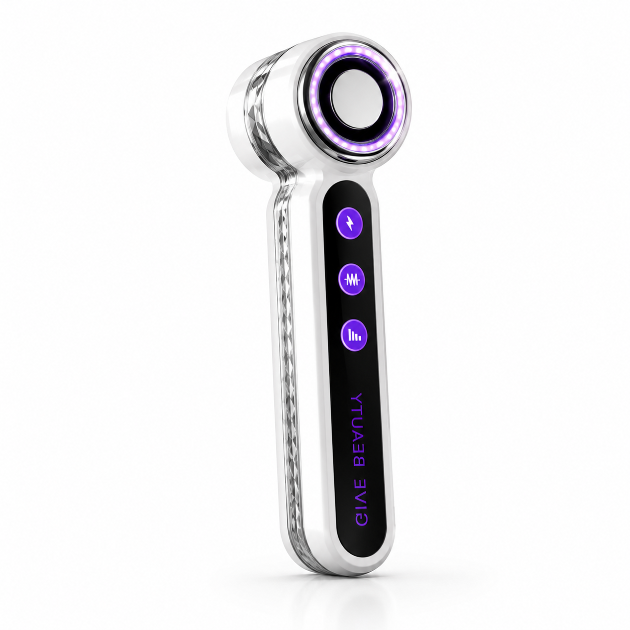 3-in-1 EMS Microcurrent Facial Massager with Heat & Vibration for Skin Firming & Facial Care