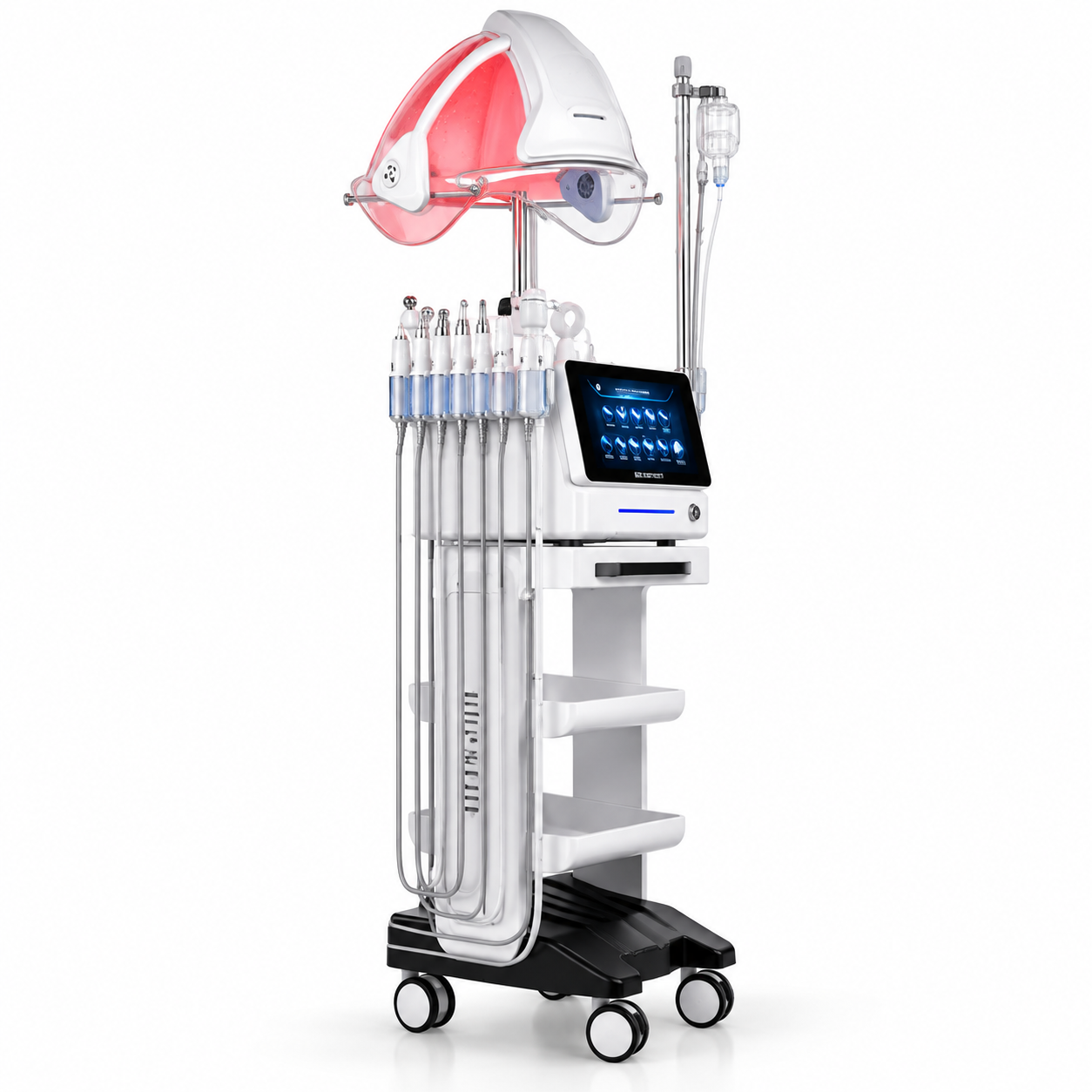 Professional H500 11-in-1 Hydro Oxygen Facial Machine with LED Dome – Advanced Salon Skincare System