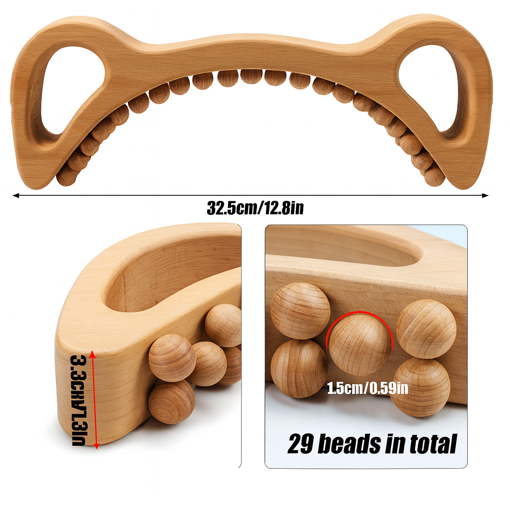 Theia Wood Therapy Massage Tool for Cellulite Reduction