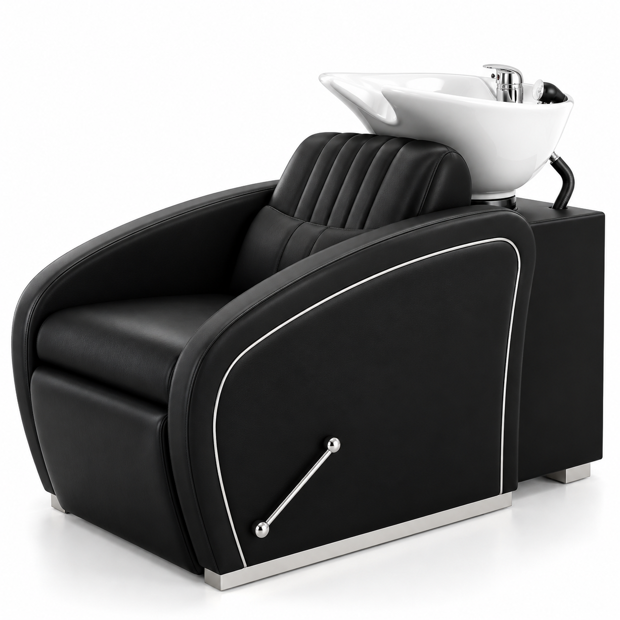 Luxury Backwash Shampoo Chair with Ceramic Basin