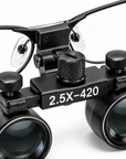 Professional 2.5X Dental Binocular Loupes – 420mm Flip-Up Magnifying Glasses