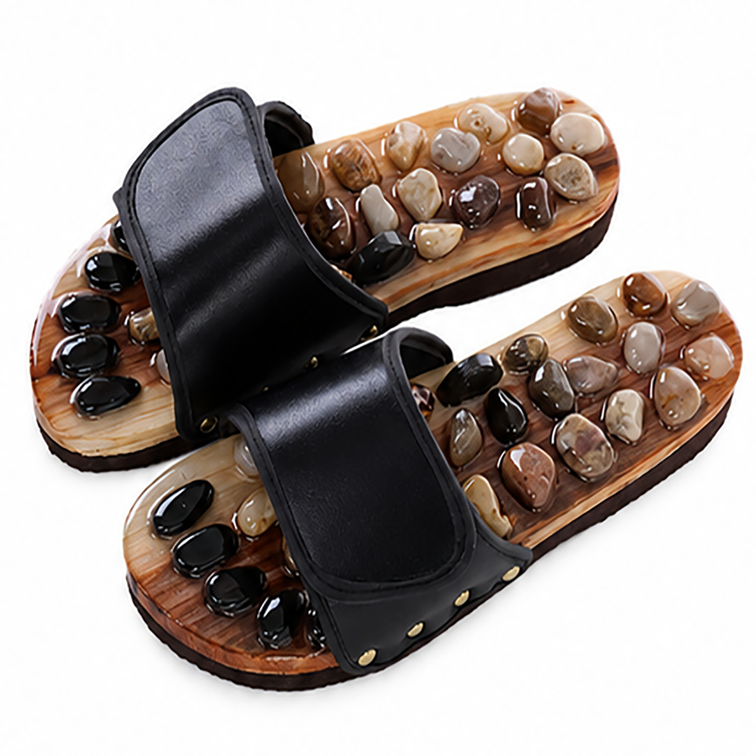 Theia Natural Stone Acupressure Massage Slippers