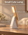 Portable Foldable LED Desk Lamp with 3 Color Modes, 3 Brightness Levels & USB Charging