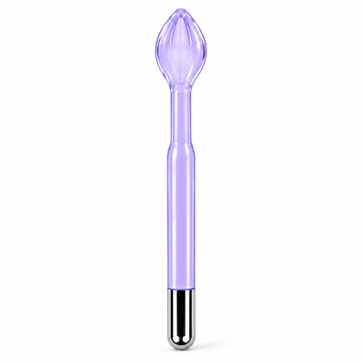 High Frequency Glass Spoon Electrode – Purple Replacement Attachment for Facial & Beauty Devices