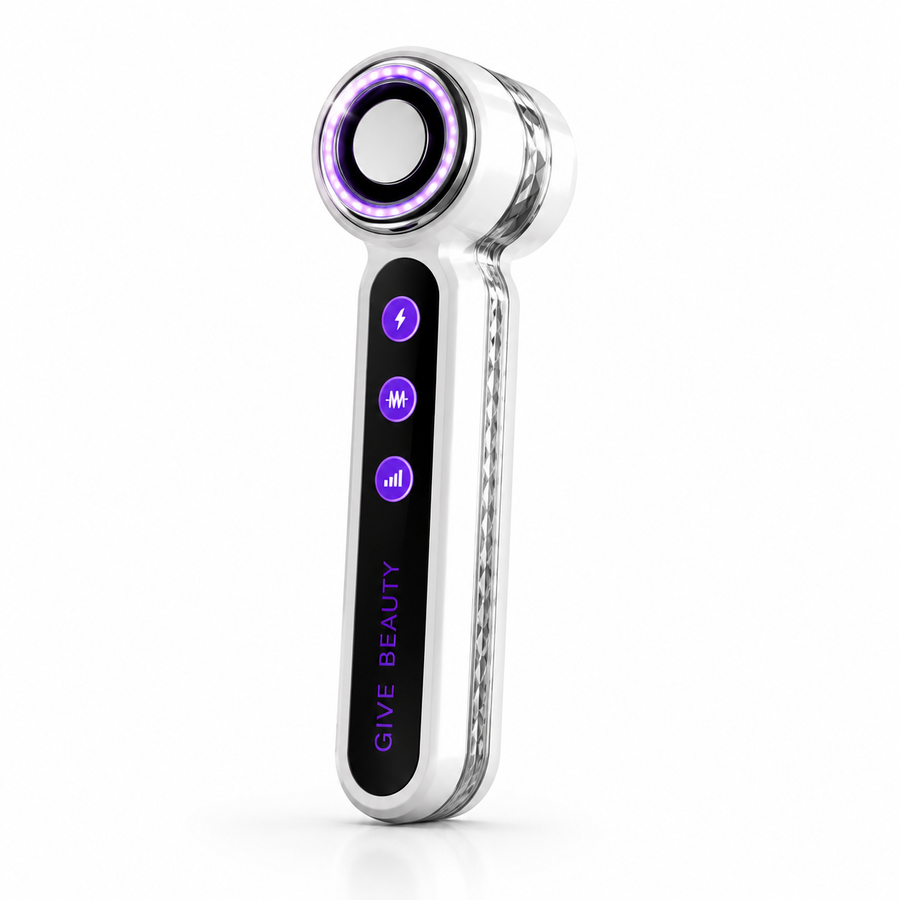 3-in-1 EMS Microcurrent Facial Massager with Heat & Vibration for