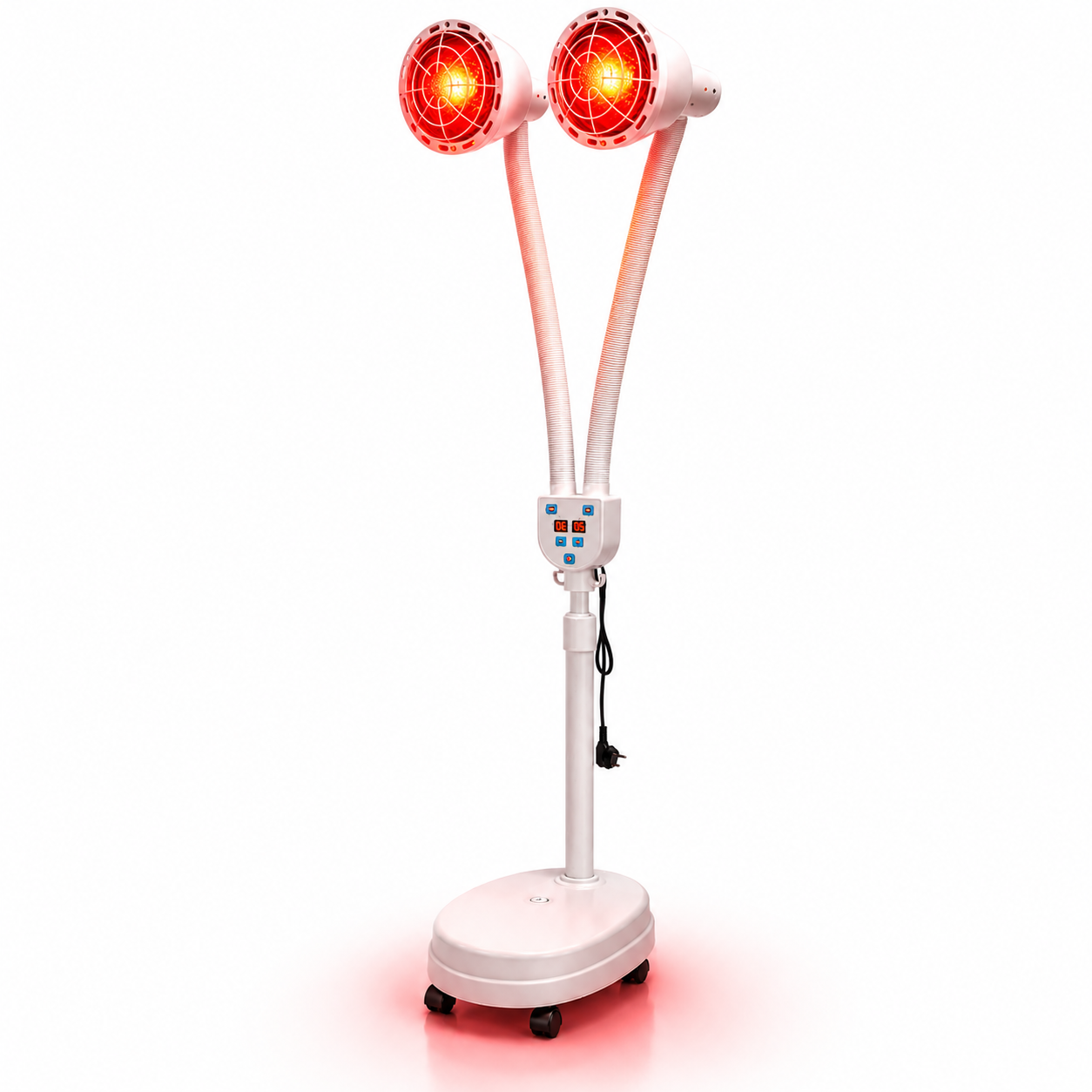 Theia Infrared Pro Dual Head Infrared Heat Therapy Lamp with Adjustable Stand