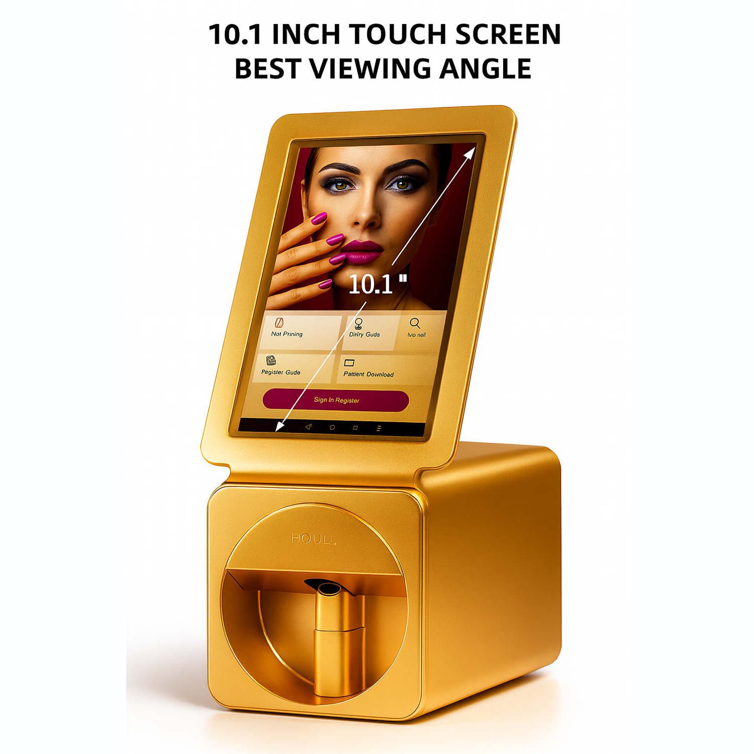 O2Nails X11 Plus Professional Nail Printer – Digital Nail Art Machine with 10.1" Touch Screen