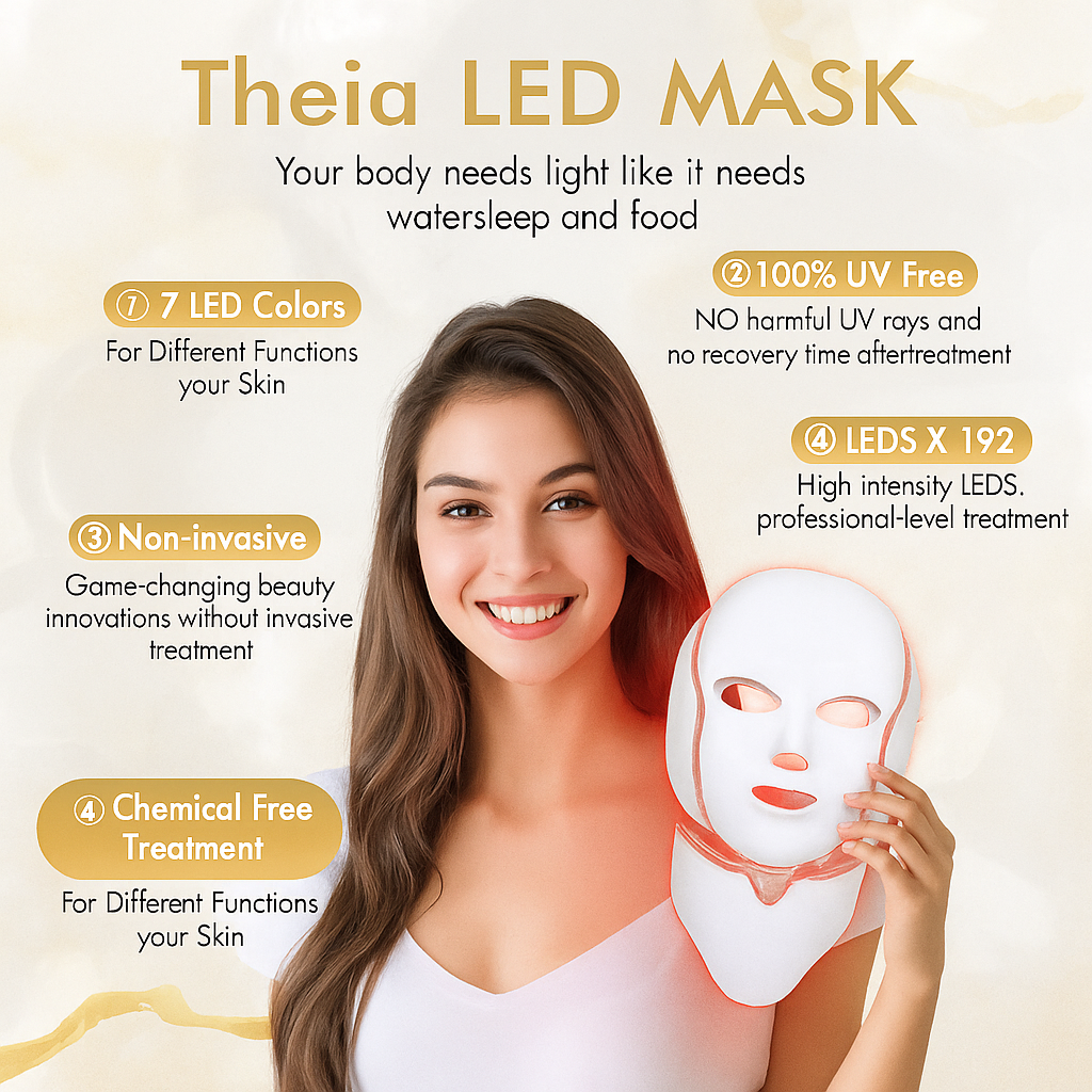 The Ultimate Glow Mask: 7-Color LED Therapy