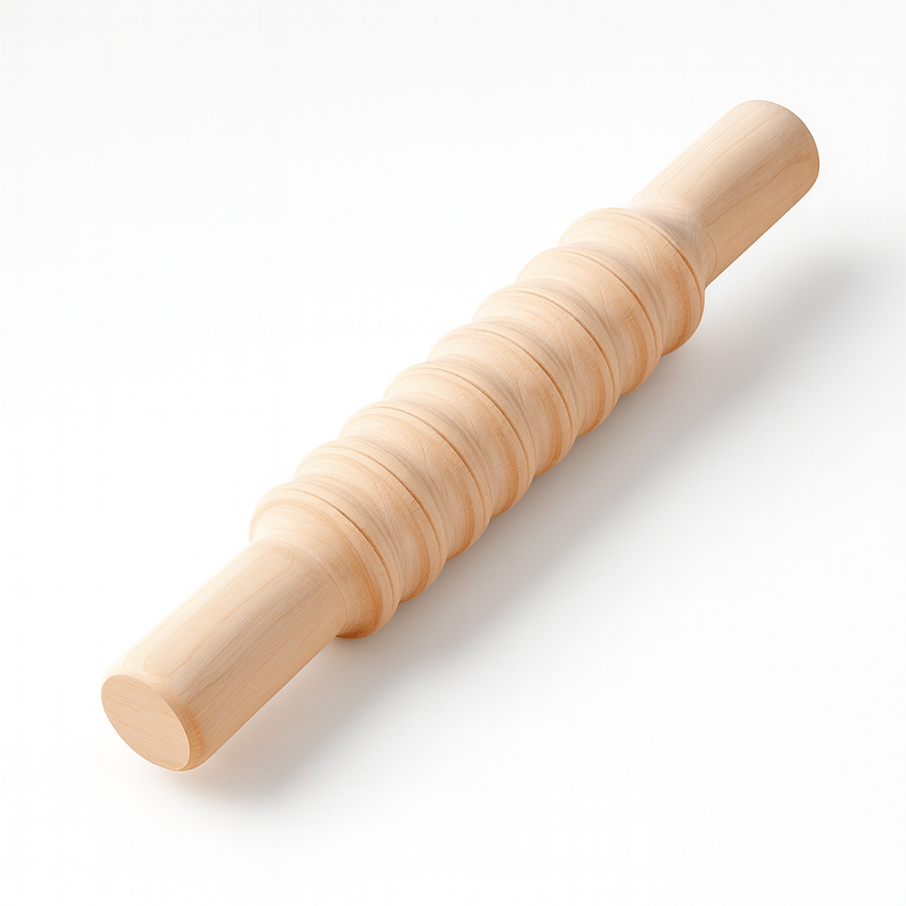 Theia Portable Wooden Muscle Roller Stick – Deep Tissue Relief for Athletes & Recovery