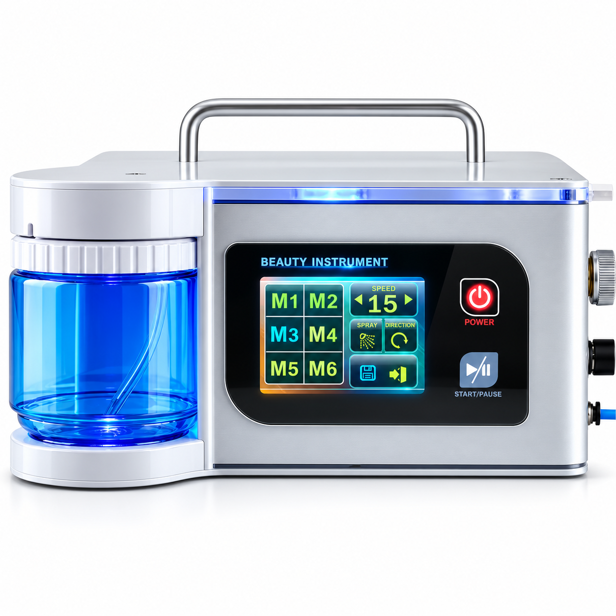Professional Water Spray Nail Drill Machine 32,500 RPM with Touchscreen & Foot Pedal for Manicure & Pedicure
