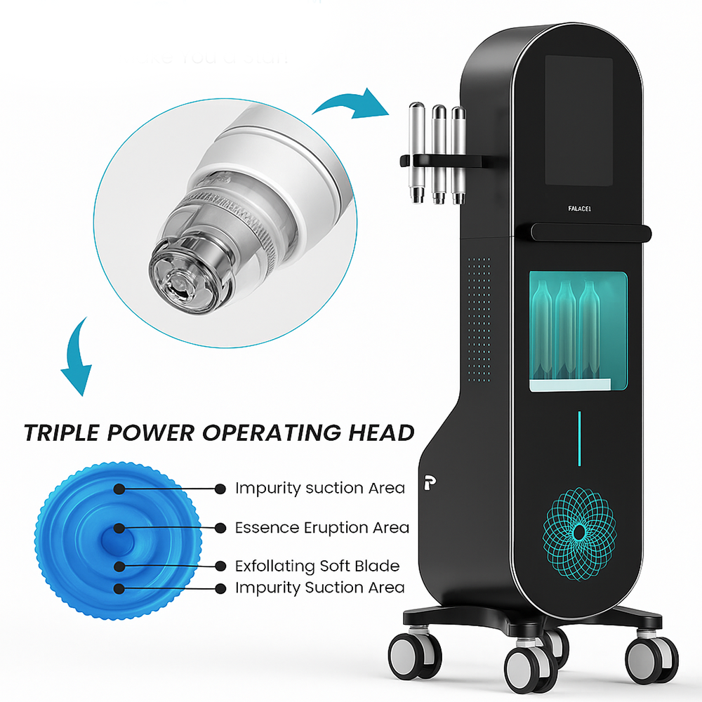 THEIA Aquastar 10-in-1 Microdermabrasion Hydro Facial Machine – Professional Skin Care & Deep Cleansing