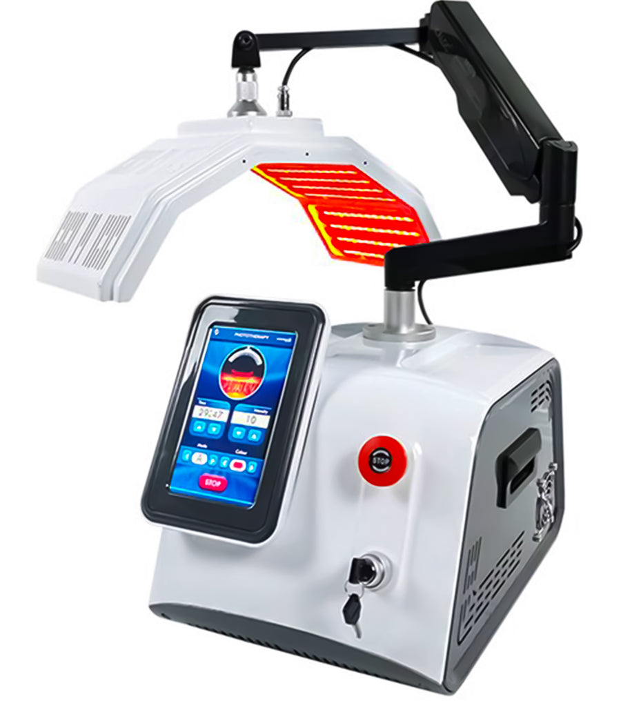 Photodynamic 7 Colors With High Power Piranha LEDS PDT Machine 5 Handl ...