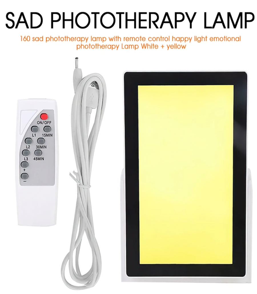 SAD Light Therapy Lamp 35000 Lux Seasonal Affective Disorder Therapy Lamp 3000K-6500K